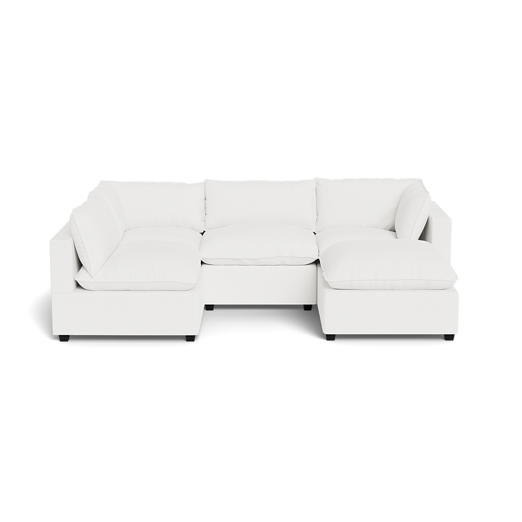 Kova Pillow Cushion L-Shape + Ottoman