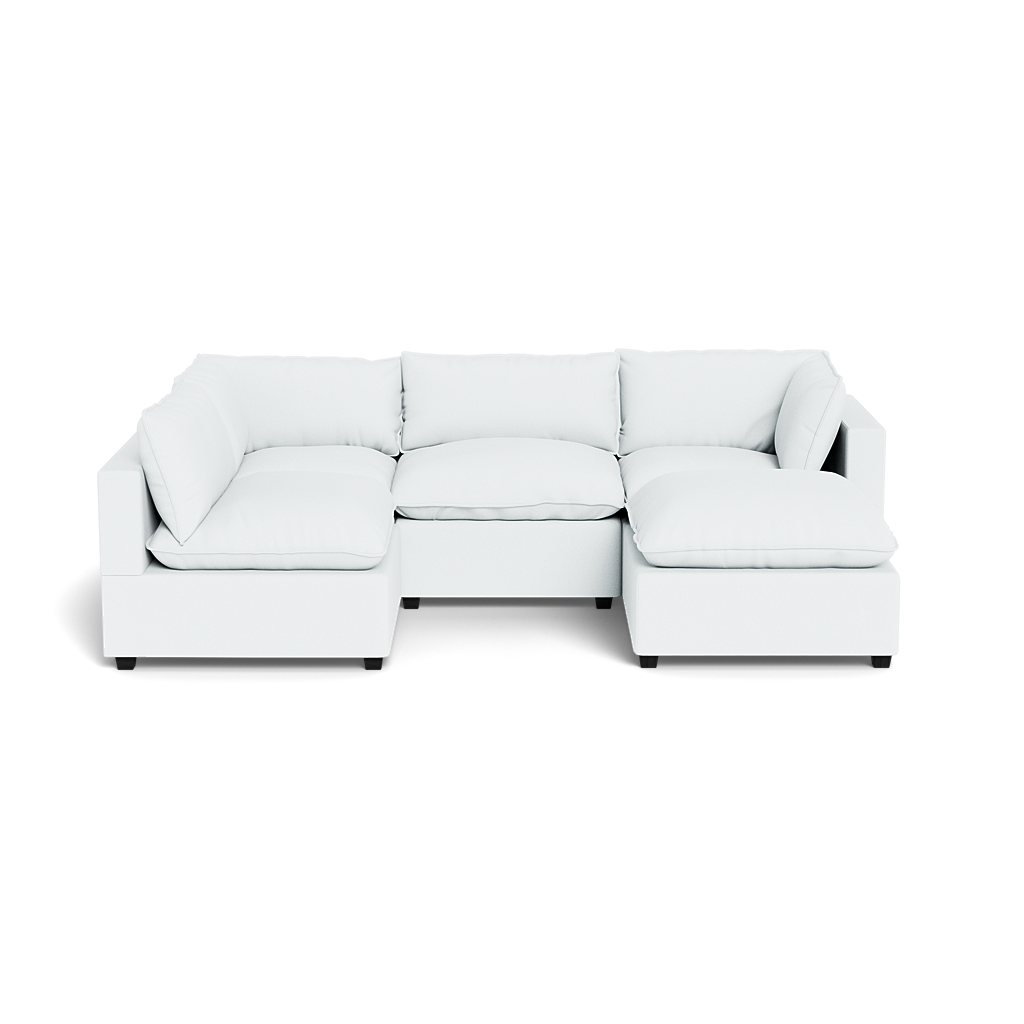 Kova Pillow Cushion L-Shape + Ottoman